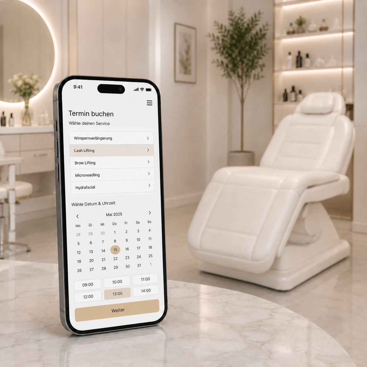Mobile Online-Terminbuchung